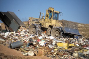 Lots of garbage is shipped to China.